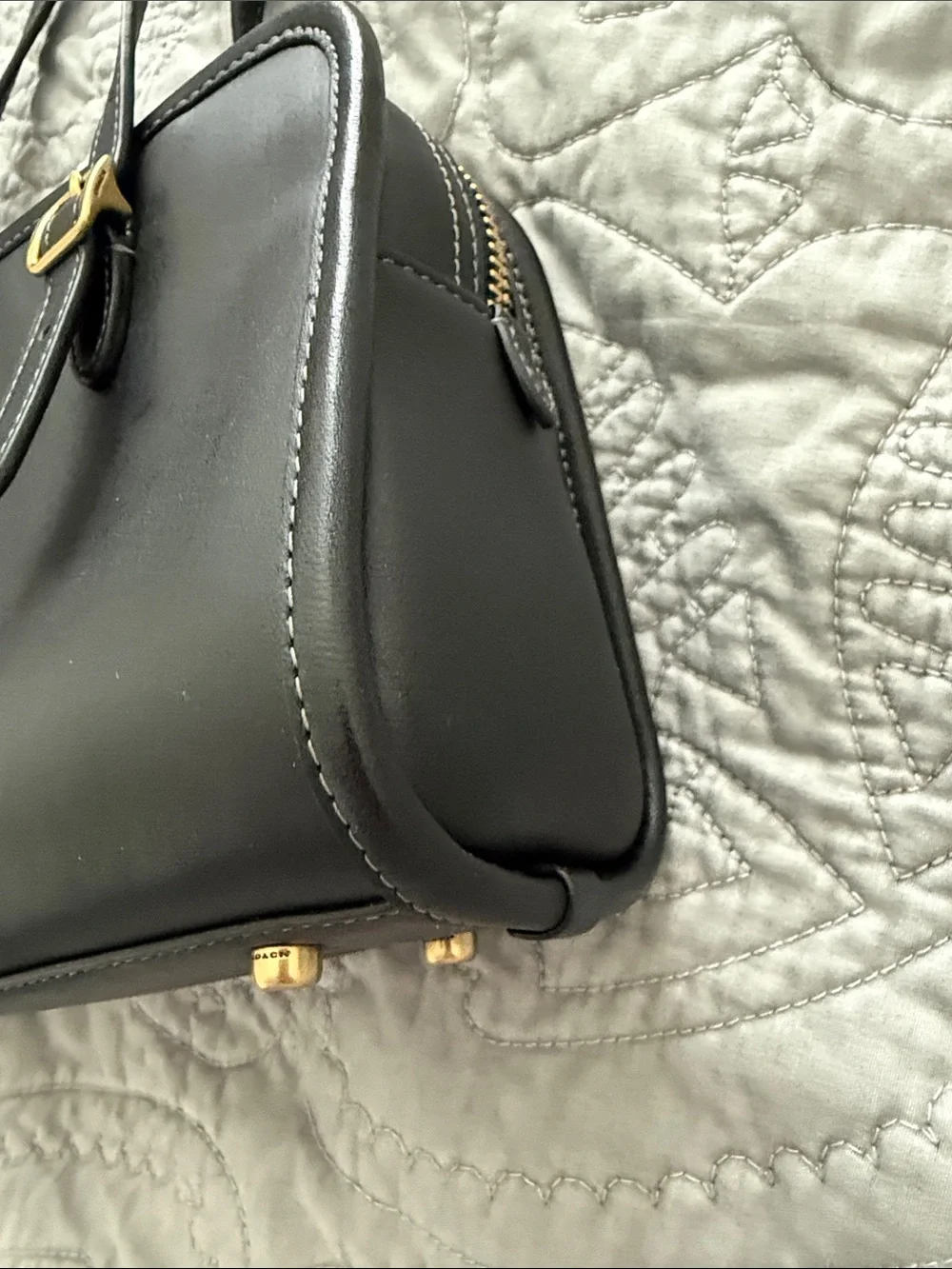 Coach swing zip double strap handbag - Picture 7 of 7